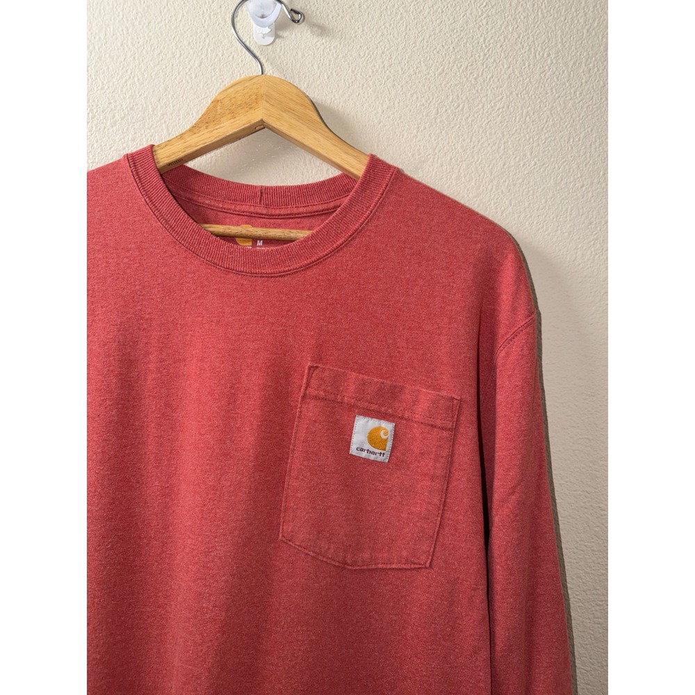 Men's Carhartt Long Sleeve Shirt Size Medium - Picture 2 of 4